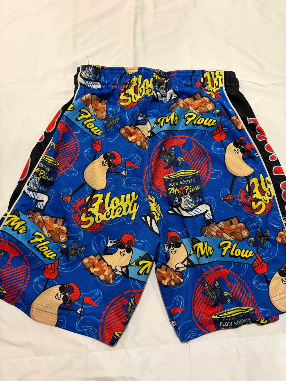 Flow Society Boys' Blue Graphic Swim/Active Shorts - Picture 2 of 3